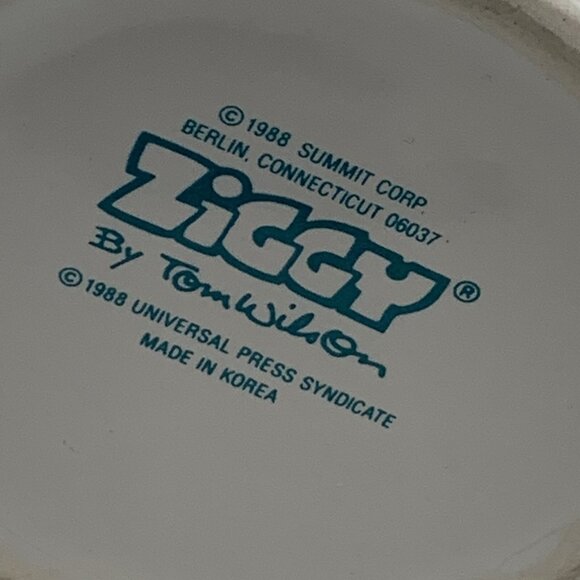 Ziggy 'Crumpled' Mug EVERYTIME I FIGURE OUT WHERE ITS AT SOMEBODY MOVES IT 1988 - Picture 7 of 7
